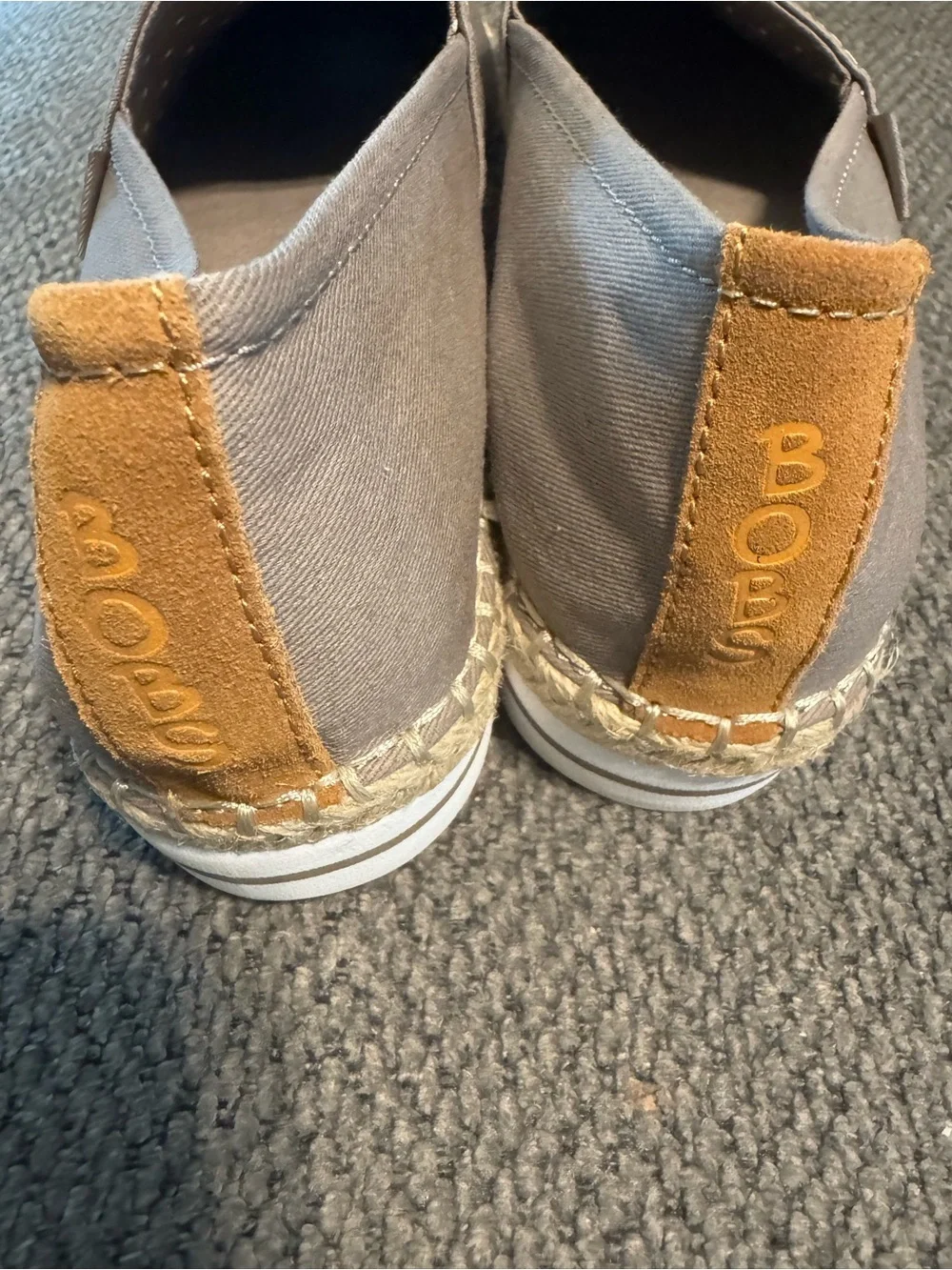 Skechers Bobs Breeze Women's Slip-On Espadrille in Taupe